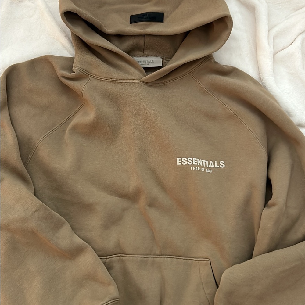 Essentials Tan Hoodie